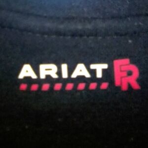 Woman's Ariat RR CAT2 2112 Long Sleeve Flame Resistant Top Large Black Pink